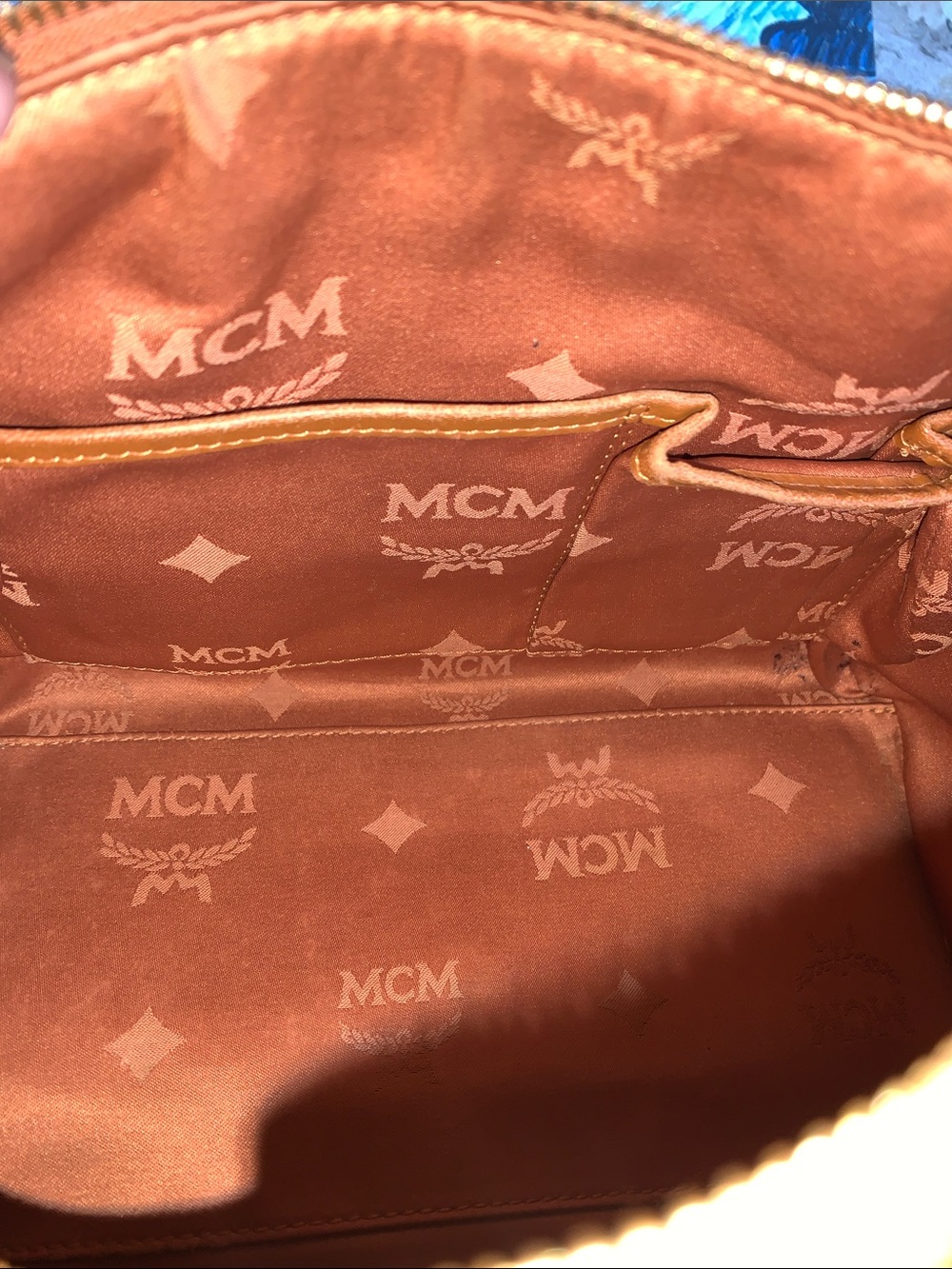 MCM Cognac Boston. with Charm - Picture 15 of 16